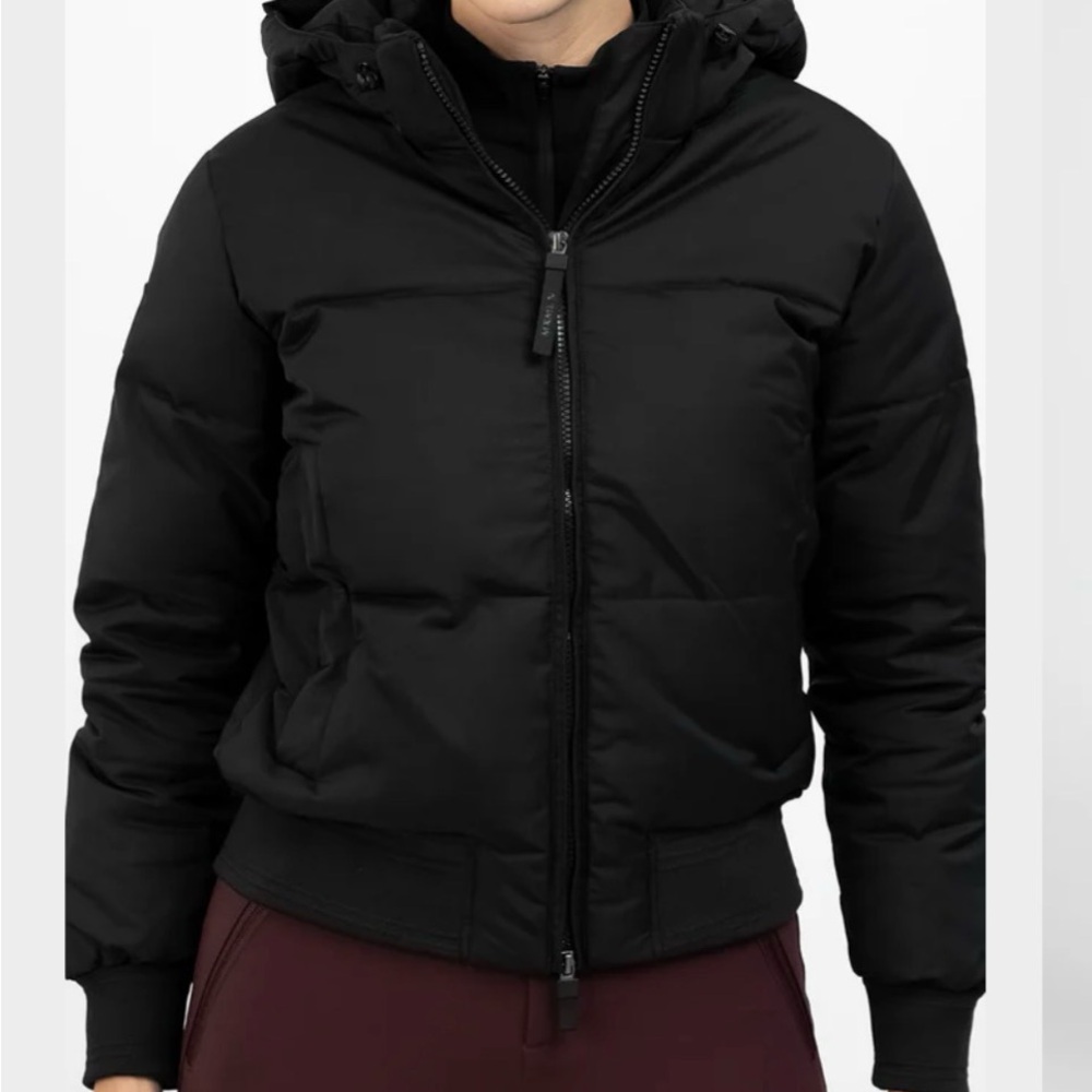 Women’s Maximilian Black Puffer Jacket-Stereo Puffer Jacket (Black)